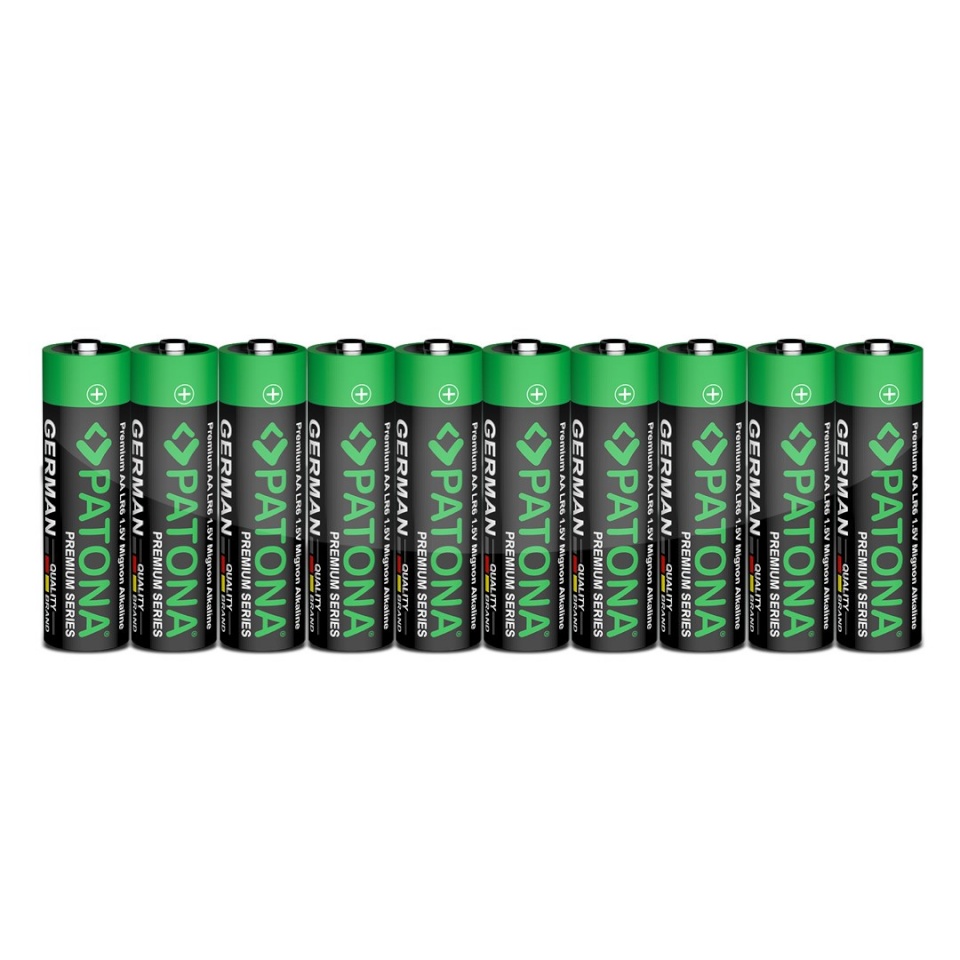 Patona patarei Premium AA Mignon LR06 – 10x alkaline batteries 1.5V