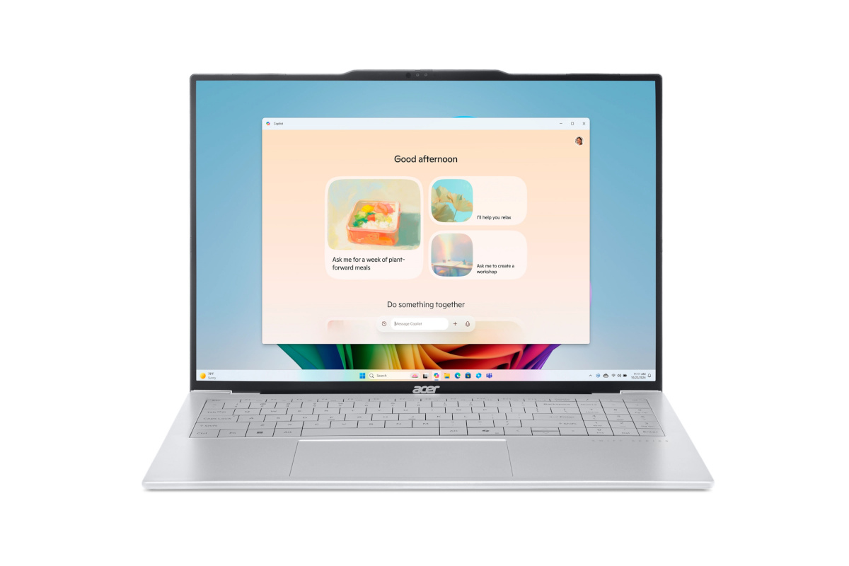 Acer sülearvuti Swift Air 16 (SFA16-61M-R559) 16" WUXGA OLED, AMD Ryzen AI 7 350 (50 TOPS), 32GB RAM, 1TB SSD, Windows 11