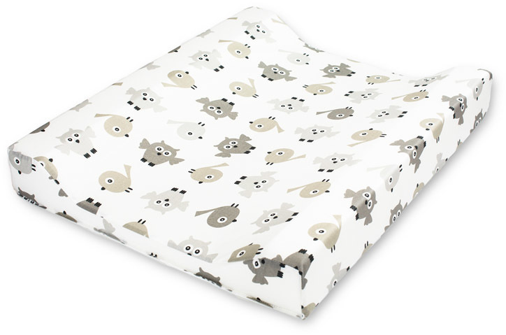 Anne & Mikael mähkimisalus, 50x63cm, öökull, hall