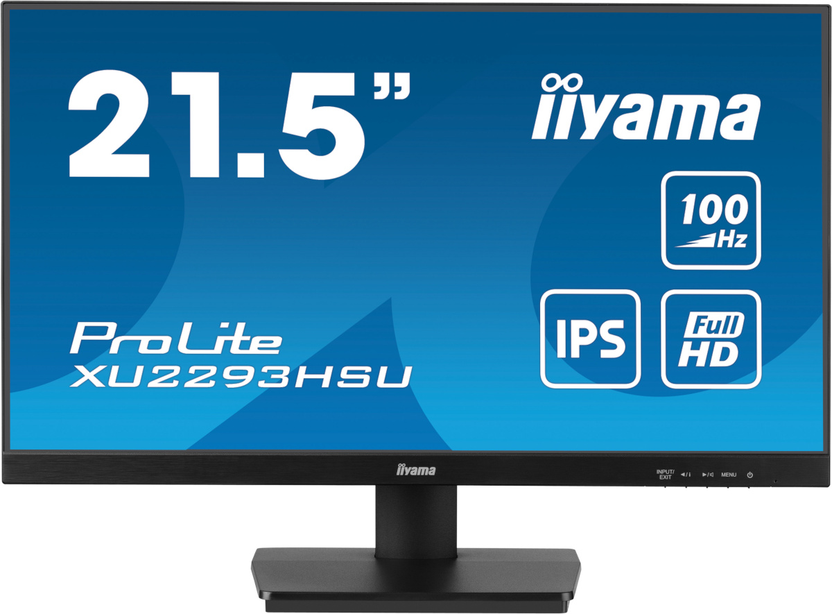 iiyama monitor 54.5cm (21.5") XU2293HSU-B7 16:9 HDMI+DP+2xUSB IPS