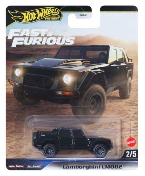 Hot Wheels HNW46/JBL86 Pojazd Szybcy i Wściekli, LAMBORGHINI LM002