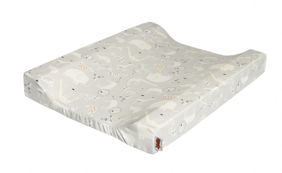 Anne & Mikael mähkimisalus, 50x63cm, hall Safari