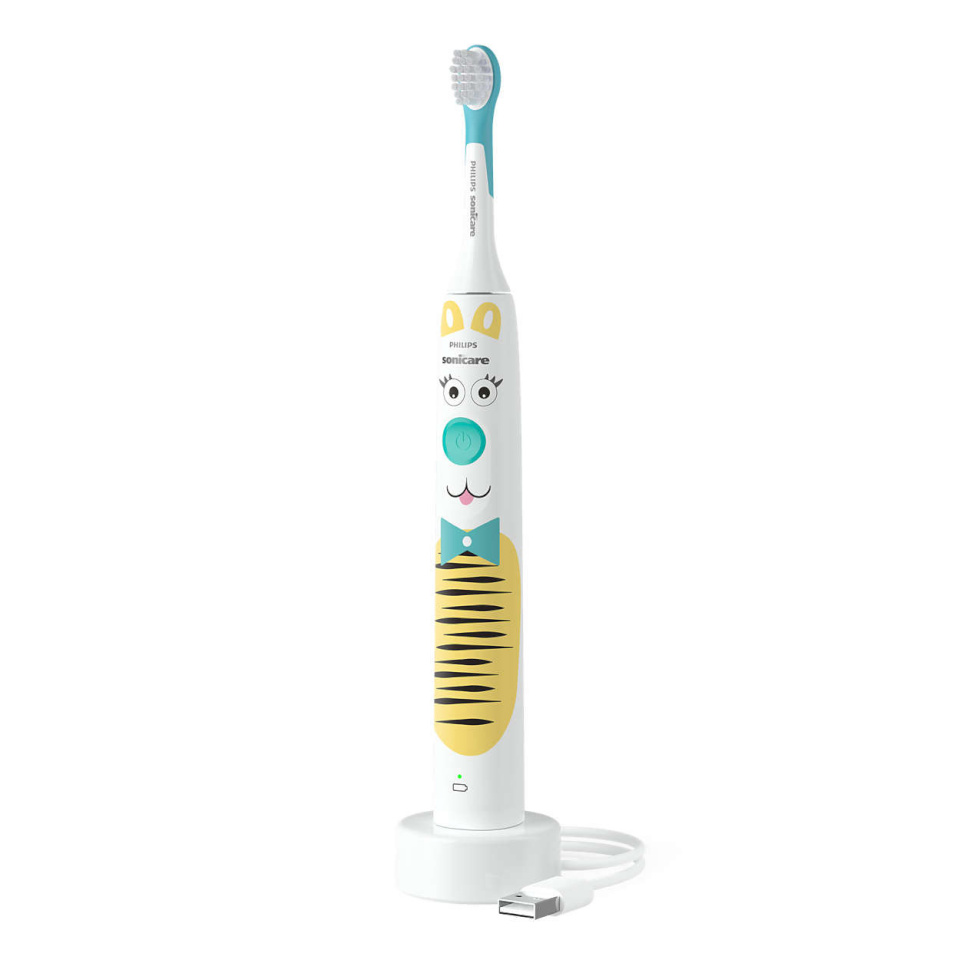 Philips elektriline hambahari HX3601/01 Sonicare For Kids Design a Pet Edition, valge