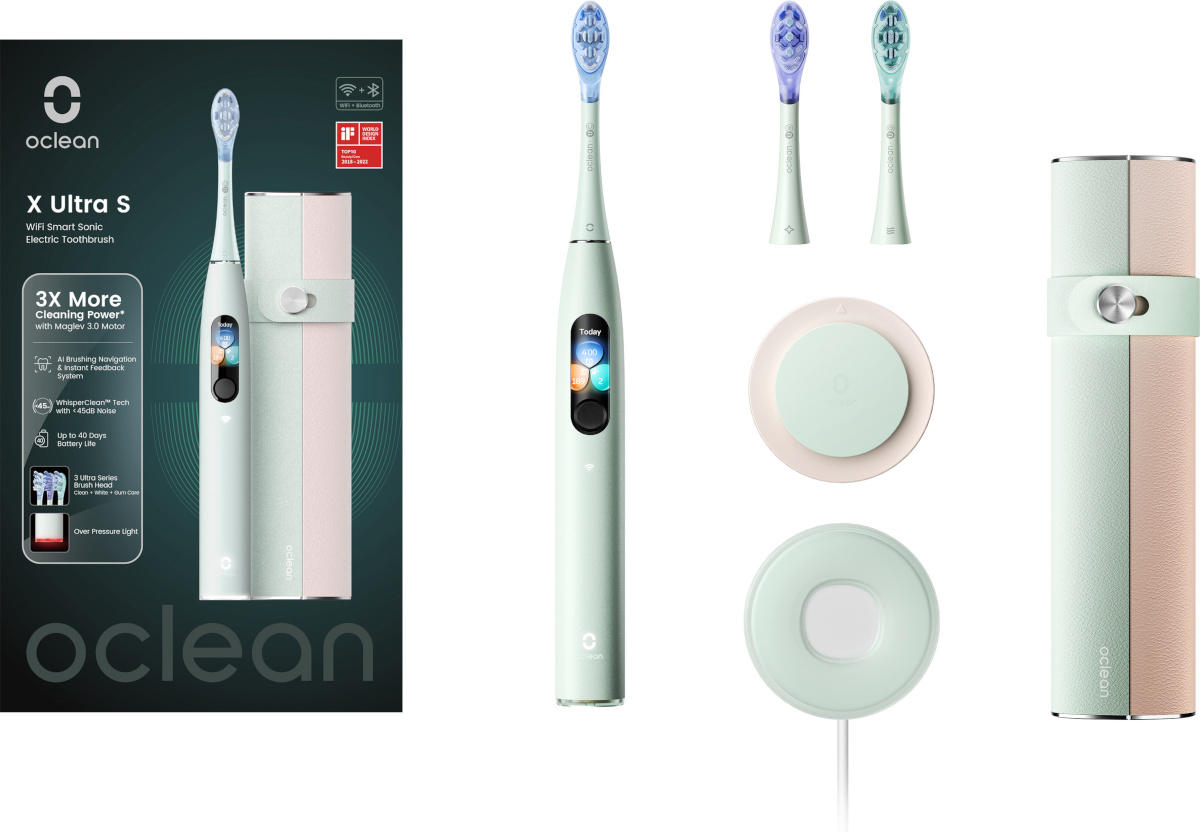Oclean elektriline hambahari X Ultra S, roheline