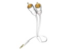 In-akustik audiokaabel Star Audio Cable 3,5mm Jack Plug - Cinch 1,5m