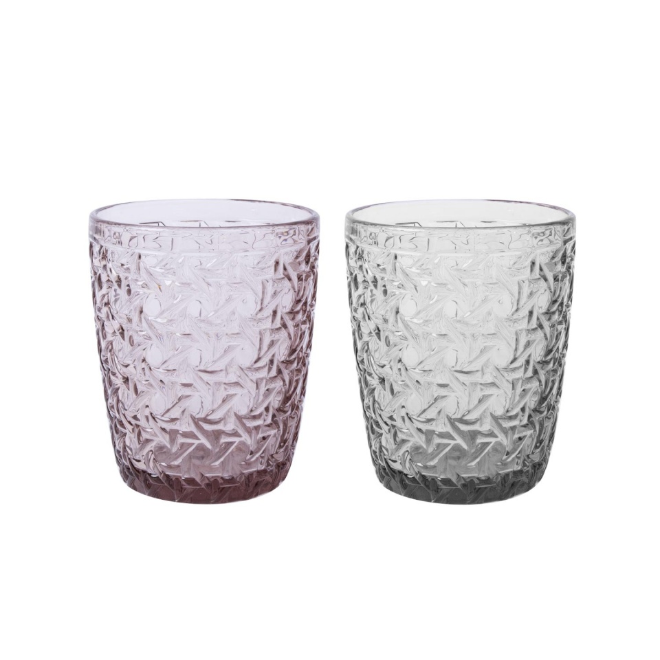 H4Y joogiklaas Diamond, 250ml, mix hall/lilla