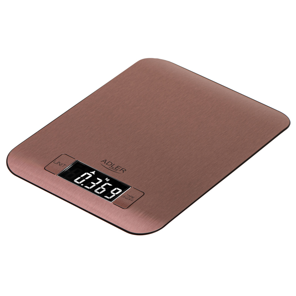 Adler köögikaal AD 3183c Kitchen Scale, pronks