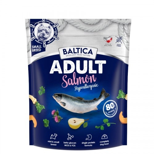 Baltica kuivtoit koerale Excellent Hypoallergenic Adult Small Breeds Salmon, 1kg
