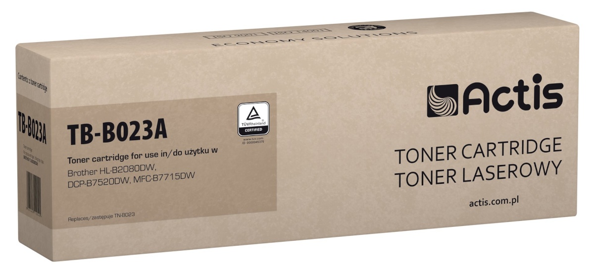 ACTIS tooner TB-B023A replacement for Brother TN-B023, Standard, 2000 pages, must
