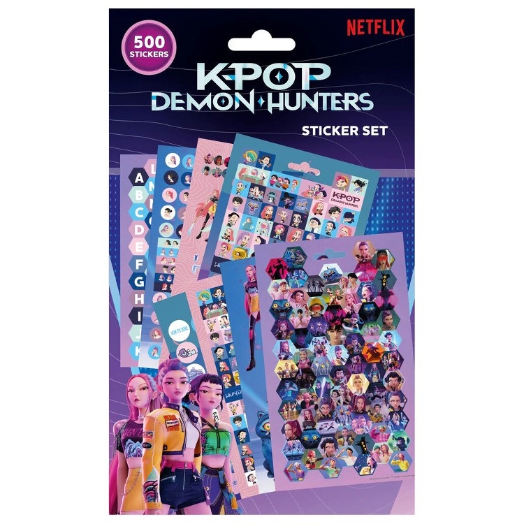 Kids Euroswan Sticker book 500pcs K-POP Demon Hunters