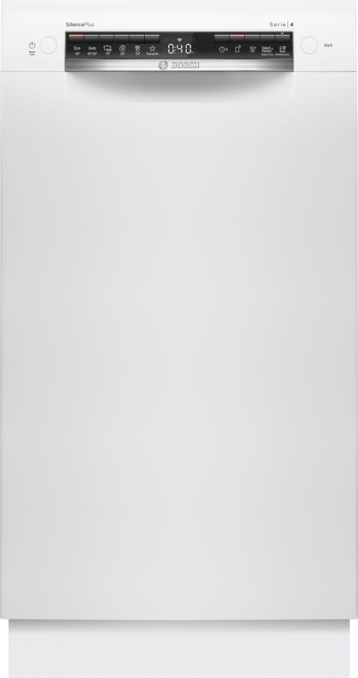 Bosch nõudepesumasin SPU4HMW01S Series 4, valge