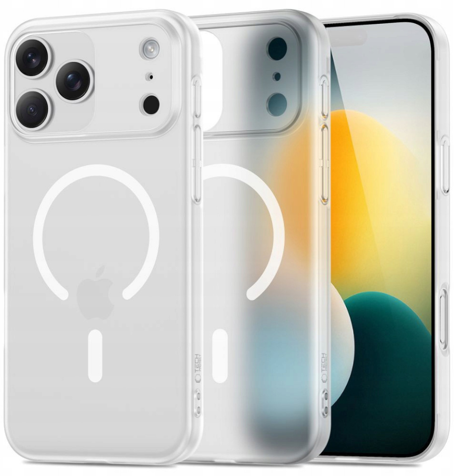 Tech-Protect kaitseümbris Apple iPhone 17 Pro Max MagSlim MagSafe, valge/matt