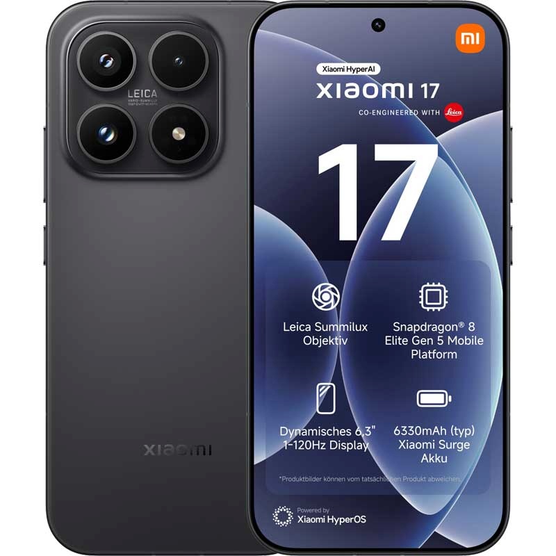 Xiaomi mobiiltelefon 17 12 / 512GB 5G must
