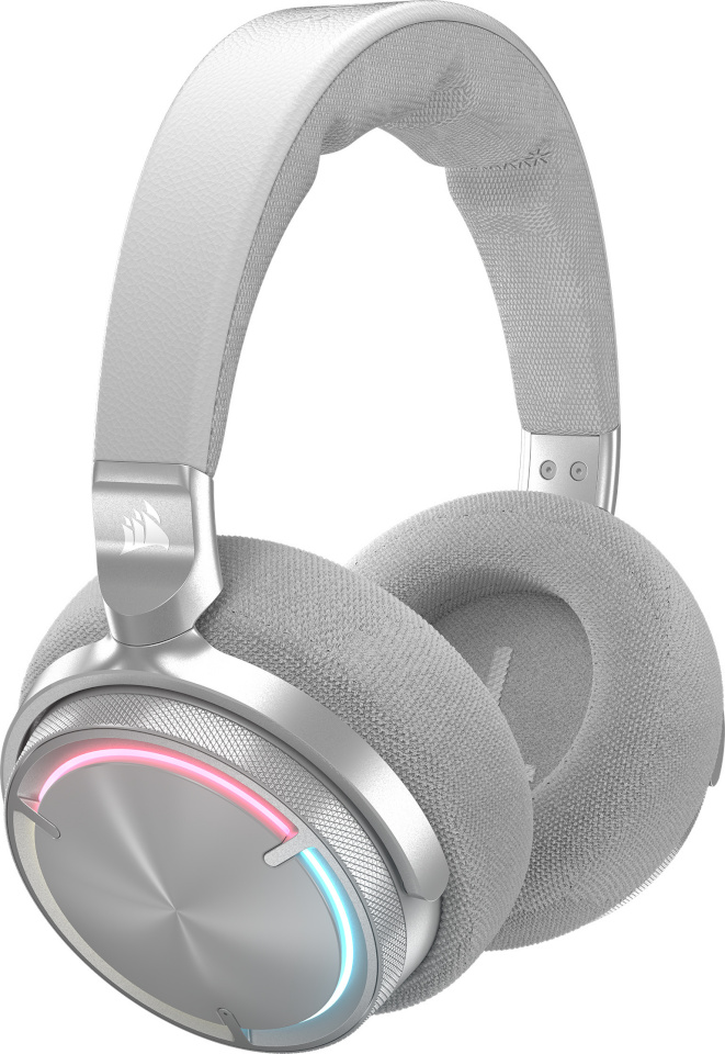 Corsair kõrvaklapid Virtuoso MAX Wireless, hõbedased