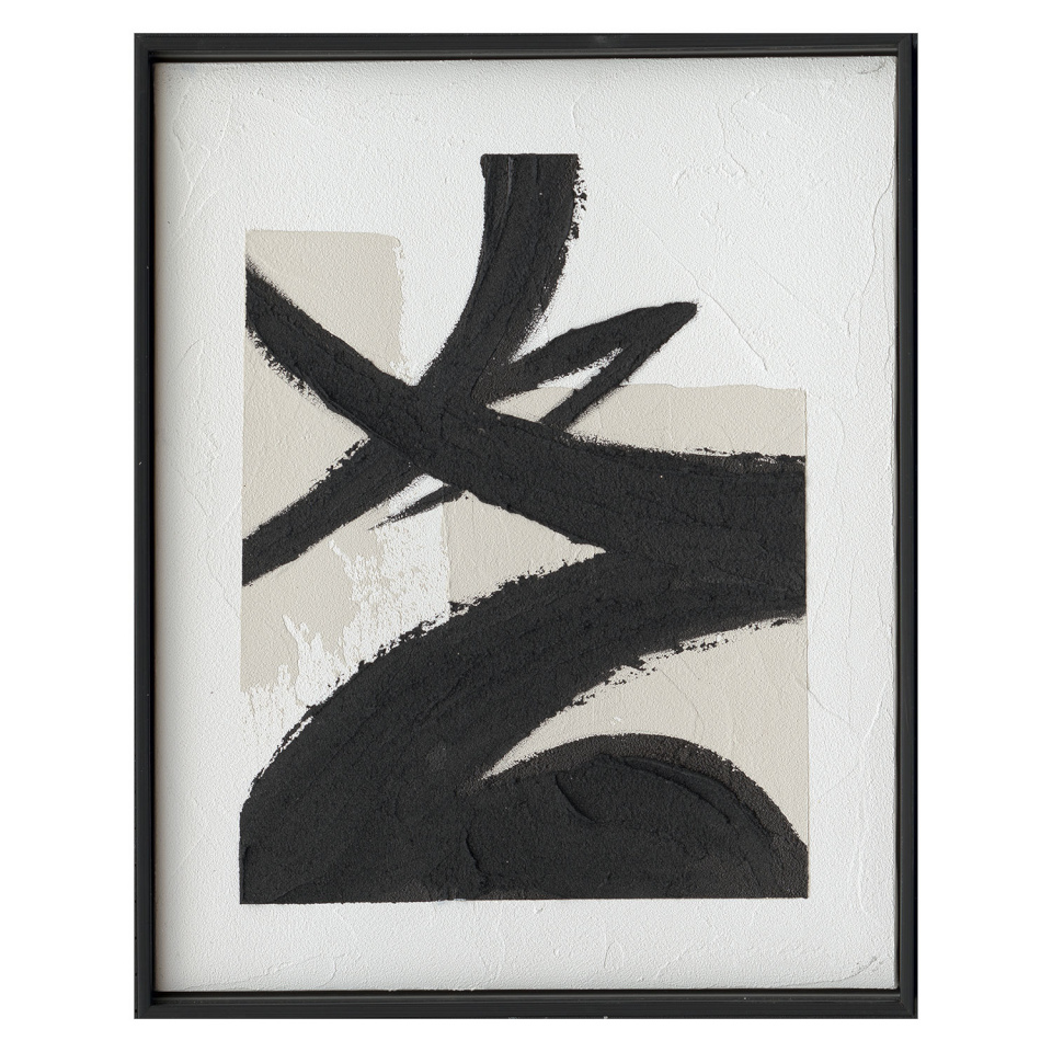 H4Y maal raamiga 40x50cm, must