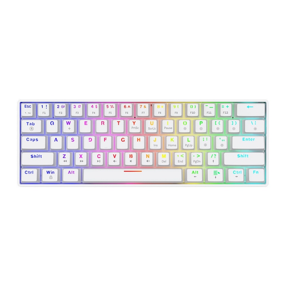 Savio klaviatuur Keyboard Whiteout X2 punane Outemu, SAVIO