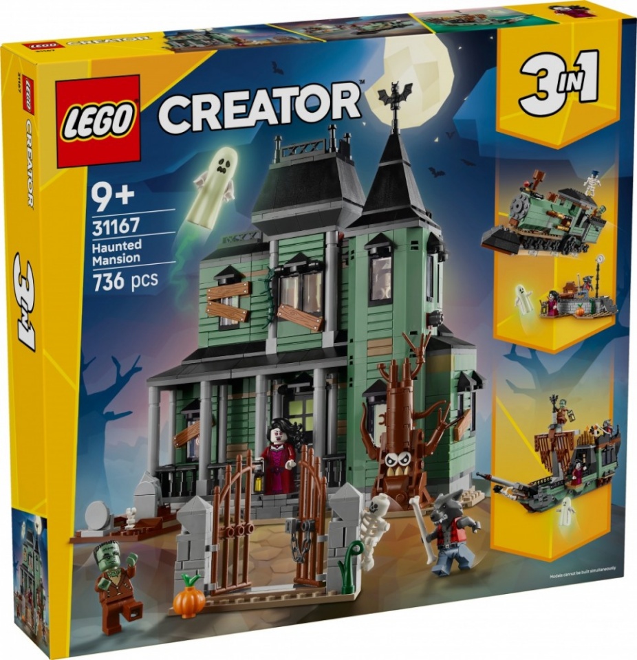 LEGO klotsid 31167 Creator 3-in-1 Geisterhaus