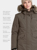 Didriksons parka Erika 3 Womens pruun (Mocha Brown) - suurus 36