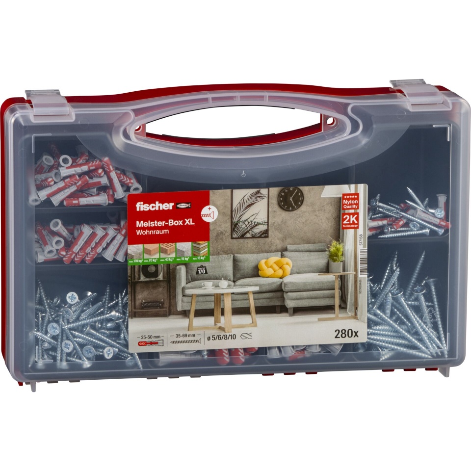 Fischer tüüblid Meister-Box XL Wohnraum + S