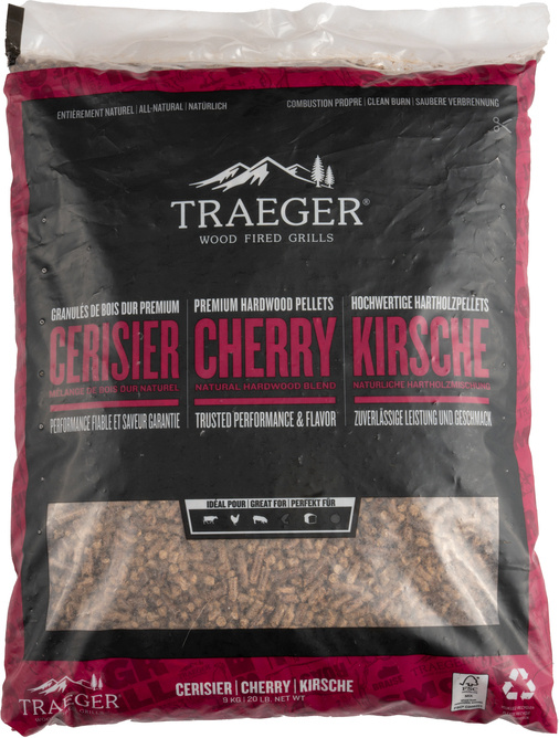 Traegeri FSC kirsipelletite kott, 9 kg
