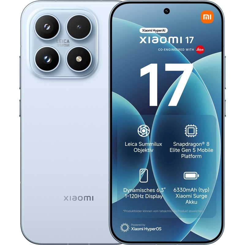 Xiaomi mobiiltelefon 17 12 / 512GB 5G sinine