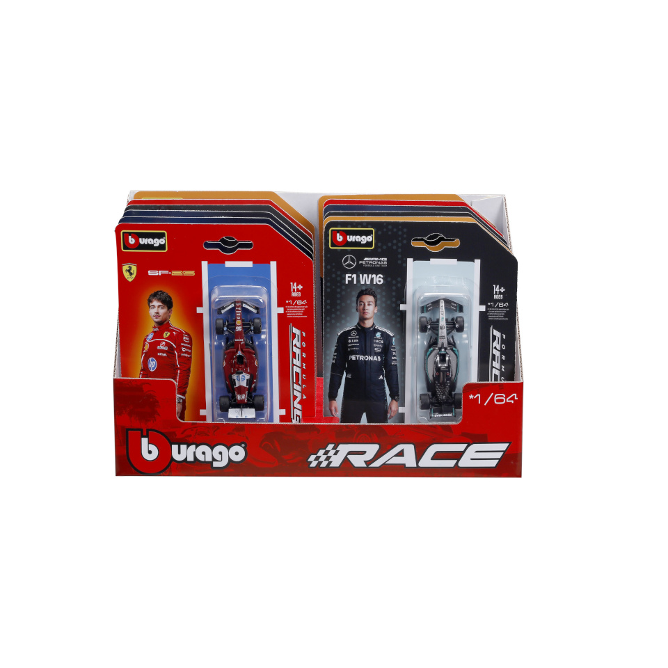 Bburago BBURAGO mudelauto F1 autod, assortii, 18-60165