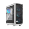 Fractal Design korpus Meshify 2 Compact RGB, TG Clear, Mid-Tower, valge