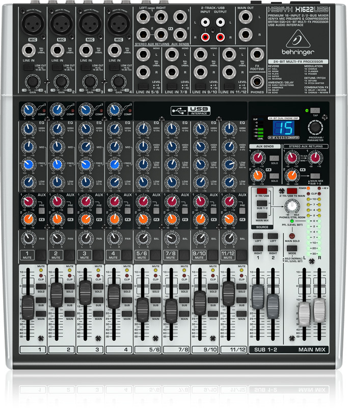 Behringer kompaktmikser Xenyx X1622USB