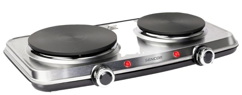 Sencor lauapliit SCP2256SS Double Hotplate, hõbedane