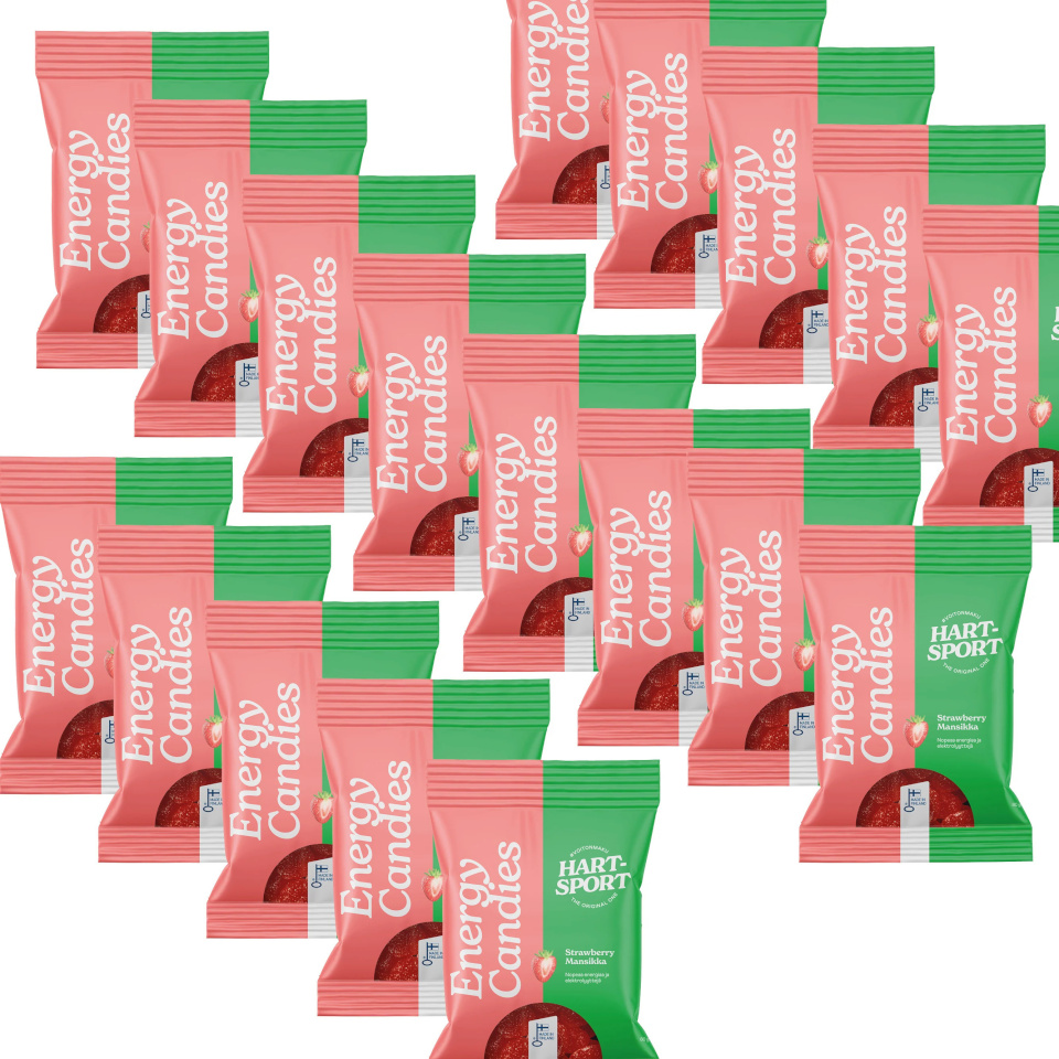 Hart-Sport Energy Kommid 80 g, Maasikas, 18 pakk