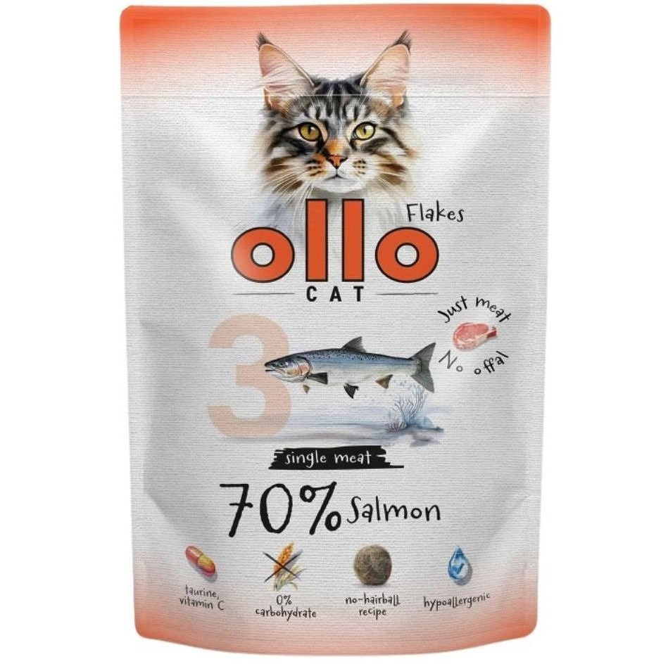Ollo kassitoit Cat No. 3 Salmon Mono, 85g