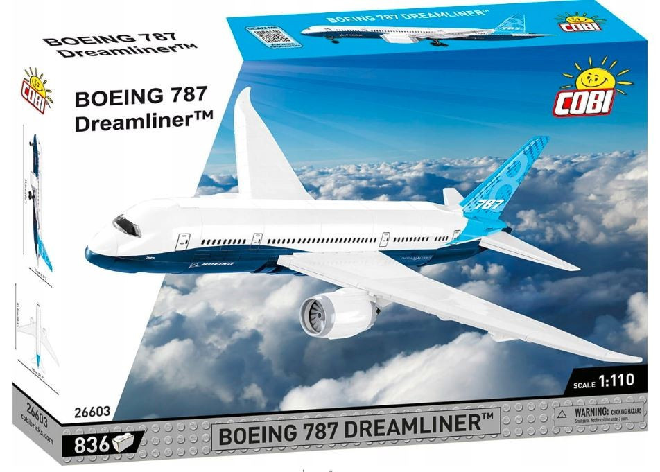 Cobi klotsid Boeing 787 Dreamliner