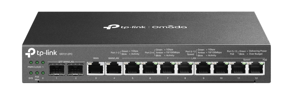 TP-Link ruuter 1000m 8port Vpn/er7212pc