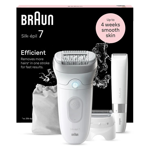 Braun epilaator Silk-épil 7 7-441 Epilator, valge