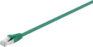 Fuj:tech võrgukaabel CAT6A S/FTP, 0,5 m, roheline