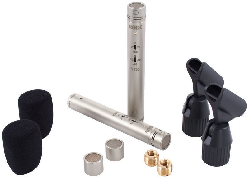 Røde mikrofonid Rode NT55MP väikese diafragmaga mikrofonipaar