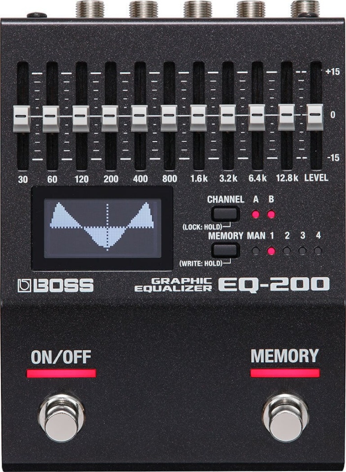 Boss kitarripedaal EQ-200 graafiline EQ pedaal