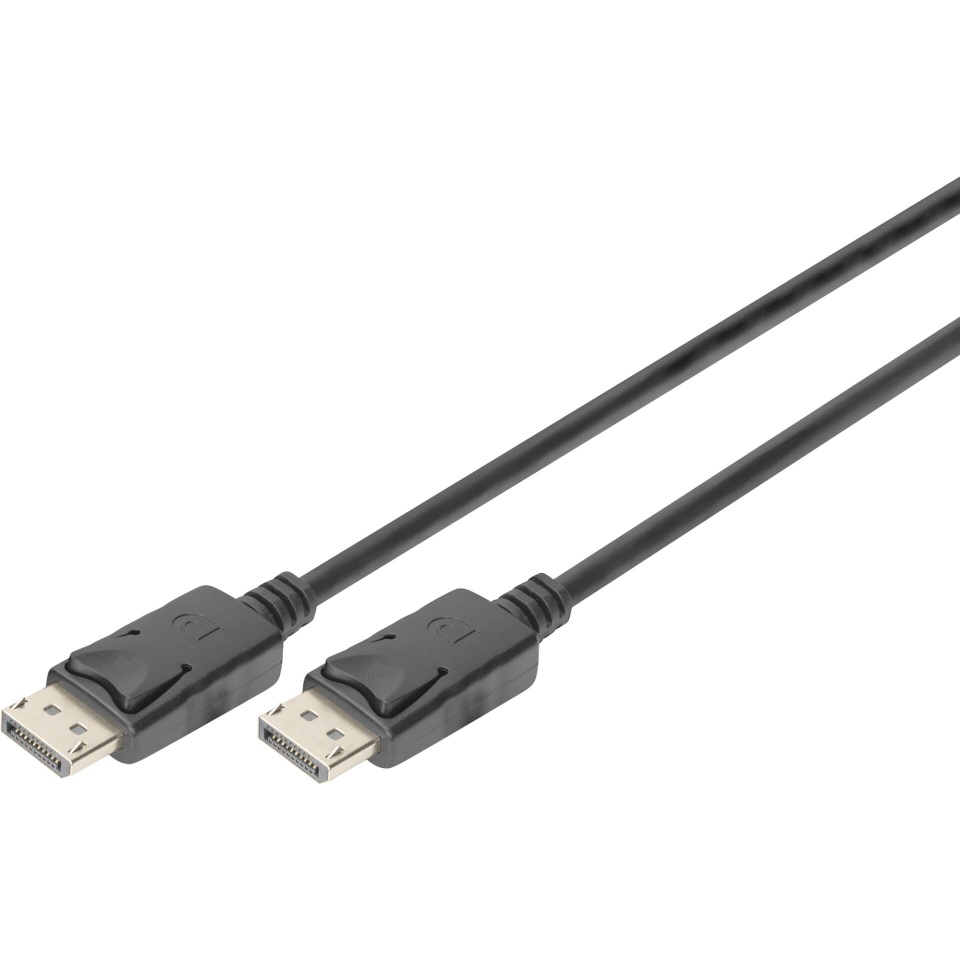 Digitus DisplayPort Connection DP St/St, 2m, Ultra HD 4K, sw.