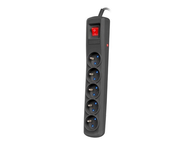 Natec pikendusjuhe Surge protector Bercy 400 5m 5 sockets must
