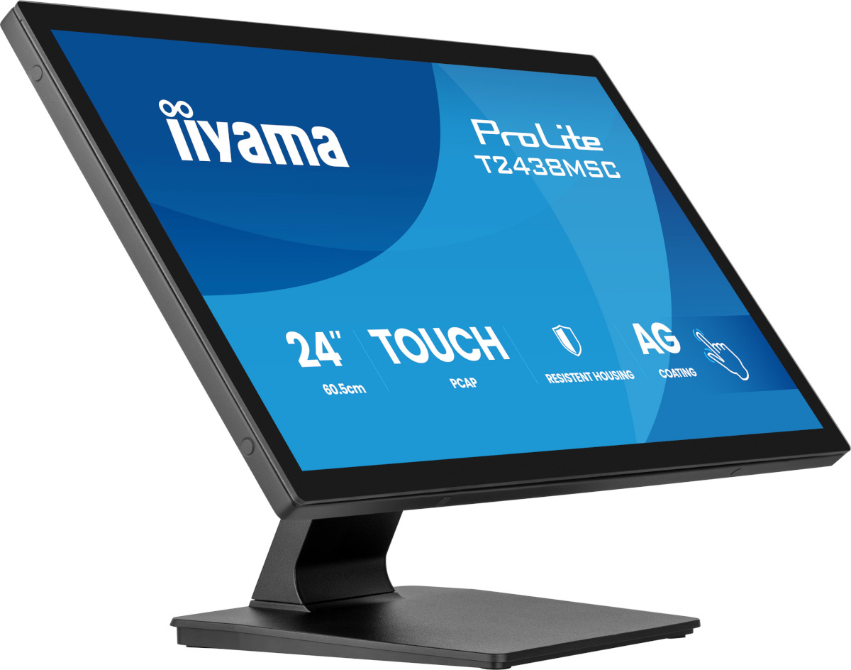 iiyama monitor 60.5cm (23.8") T2438MSC-B2 16:9 M-Touch HDMI+DP+USB