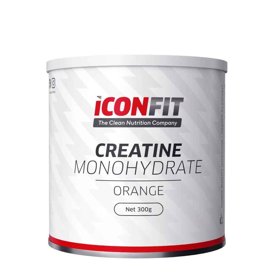 Iconfit mikroniseeritud kreatiinmonohüdraat, Apelsin, 300g