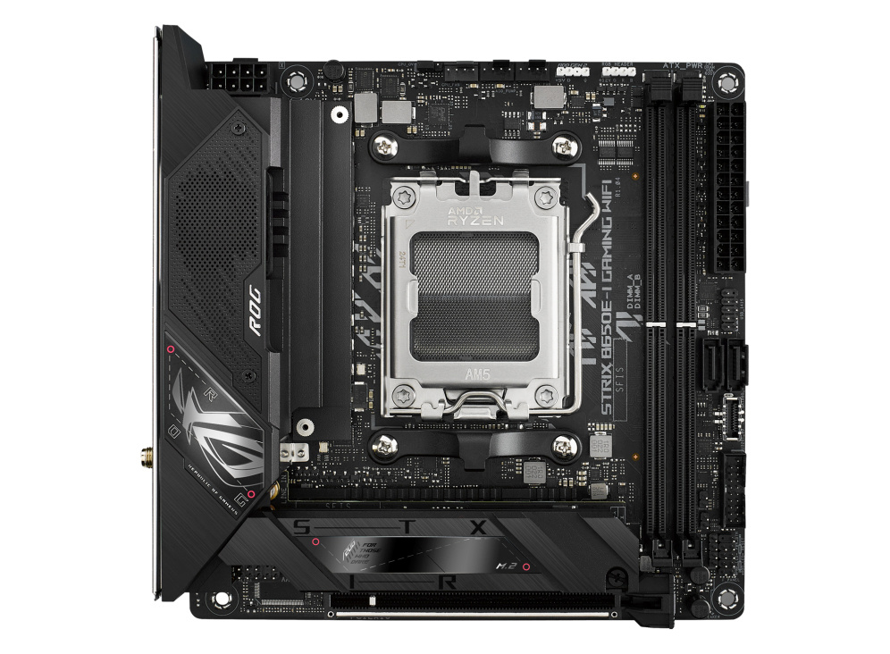 ASUS emaplaat ROG STRIX B650E-I GAMING WIFI AMD AM5 DDR5 mITX, 90MB1BI0-M0EAY0