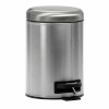 Andrea House pedaaliga prügikast Metall Hõbe 3 L (Ø 17,5x23cm)