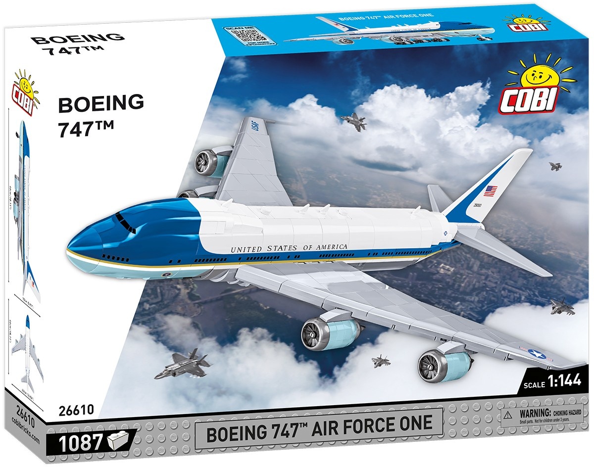 Cobi klotsid Blocks Boeing 747 Air Force One