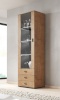 Cama Meble vitriinkapp display cabinet SOHO S1 lefkas oak/must
