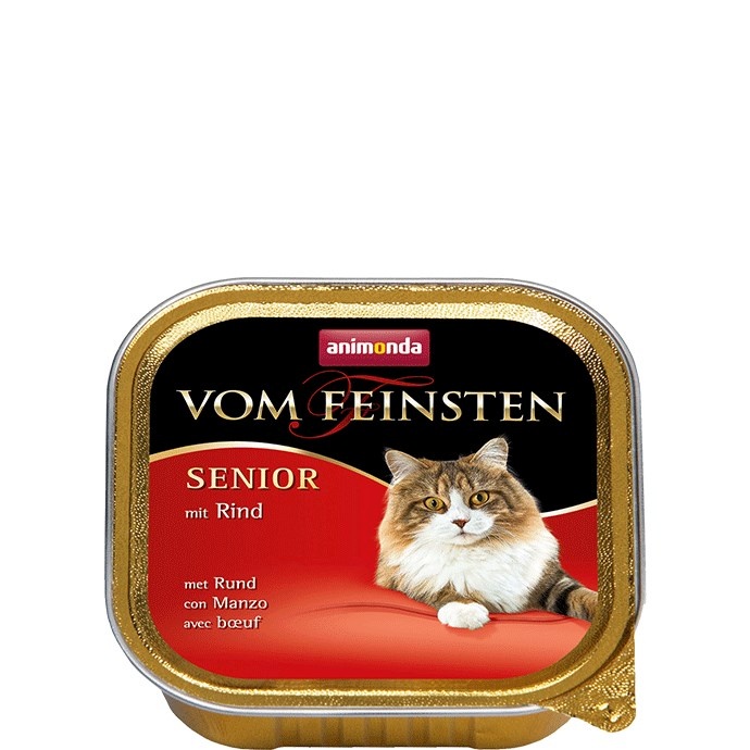 Animonda kassitoit Vom Feinsten Senior Beef, 100g