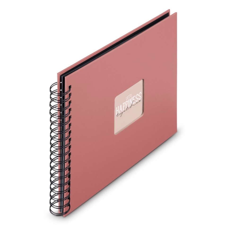 Hama fotoalbum Fine Art Spiral Terra 28x24 50 schwarze Seiten 9858