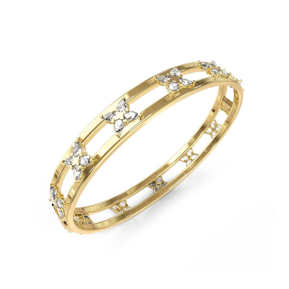 Guess naiste käevõru JUBB05497JWYGS kuldne