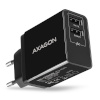 AXAGON ACU-DS16 Wall Charger, 2x 5V-2.2A + 1A, 16W, must