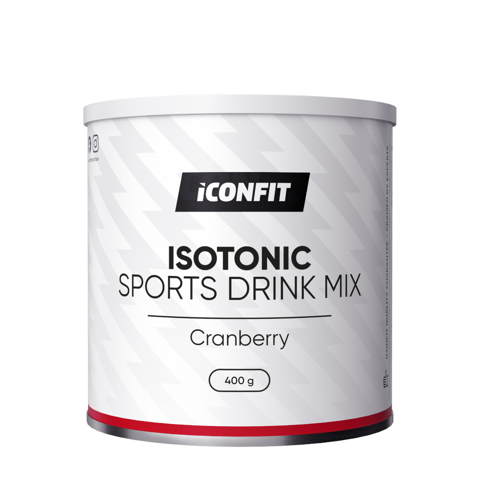 Iconfit isotooniline spordijoogapulber, Jõhvikas, 400g